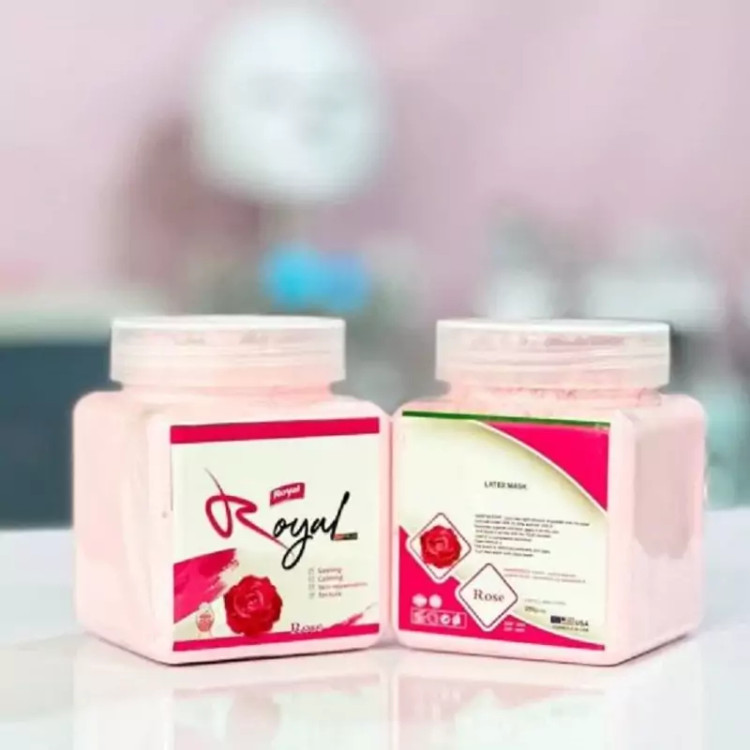 ماسک لاتکسی ضد لک عصاره گل رز 250 گرمی برند رویال ROYAL