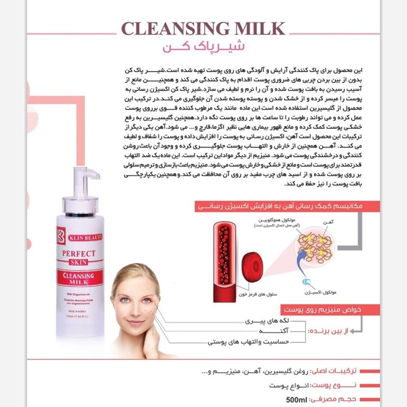 شیر پاک کن کلین بیوتی