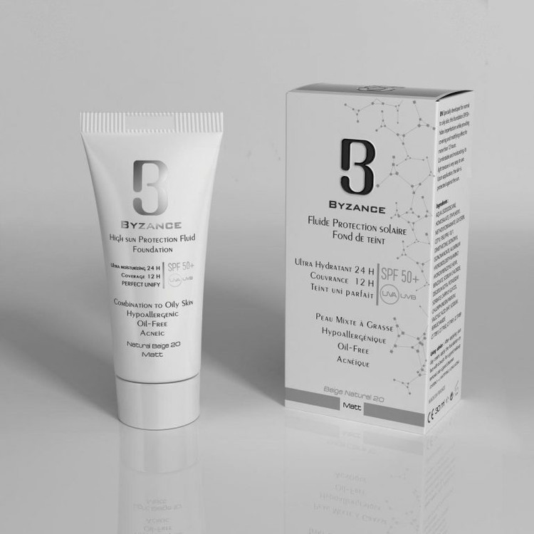 کرم ضد آفتاب بیزانس شماره 20 مات