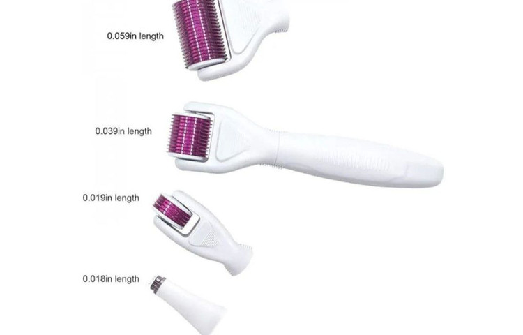 درمارولر تیتانیومی میکرونیدلینگ خانگی 5 کاره Derma Roller 5 in 1